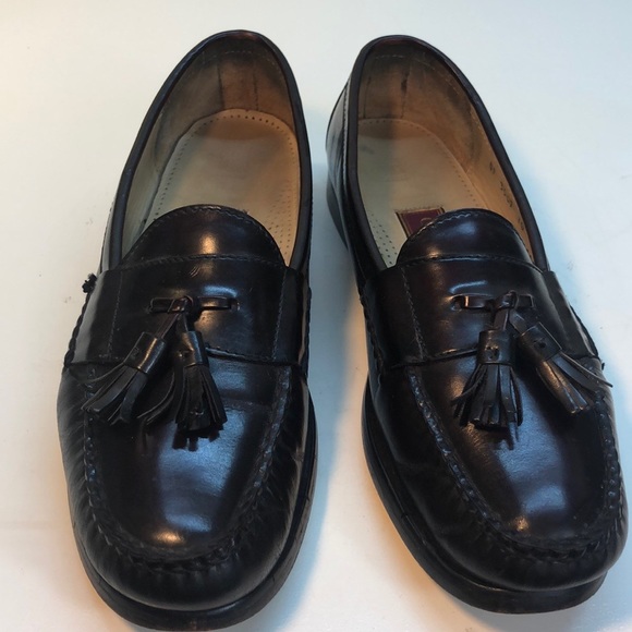 Cole Haan Burgundy Pinch Tassel Loafer Size 10 - Picture 2 of 11